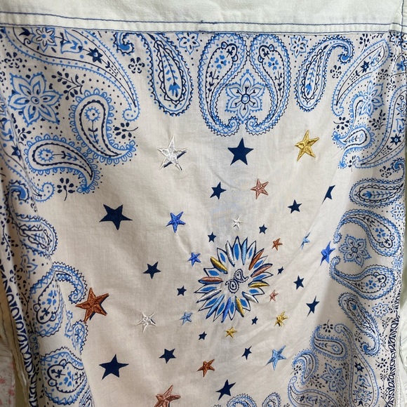 free people | bandana bandit buttondown top - Picture 6 of 8